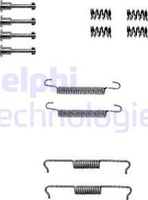 Delphi LY1330 - Комплект принадлежности, челюсти за ръчна спирачка vvparts.bg