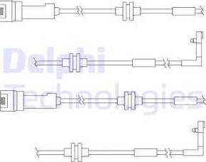 Delphi LZ0146 - Предупредителен контактен сензор, износване на накладките vvparts.bg