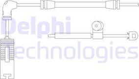 Delphi LZ0150 - Предупредителен контактен сензор, износване на накладките vvparts.bg