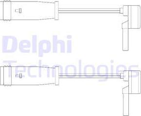 Delphi LZ0153 - Предупредителен контактен сензор, износване на накладките vvparts.bg