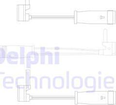 Delphi LZ0163 - Предупредителен контактен сензор, износване на накладките vvparts.bg