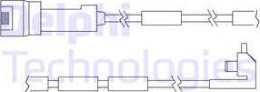 Delphi LZ0105 - Предупредителен контактен сензор, износване на накладките vvparts.bg
