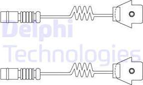 Delphi LZ0111 - Предупредителен контактен сензор, износване на накладките vvparts.bg