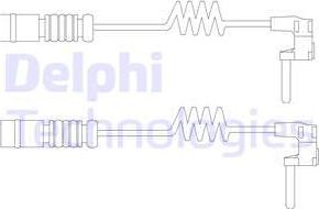 Delphi LZ0232 - Предупредителен контактен сензор, износване на накладките vvparts.bg