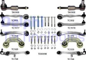 Delphi TC1400KIT - Ремонтен комплект, напречен носач vvparts.bg