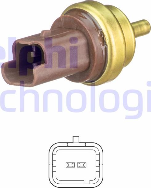 Delphi TS10477 - Датчик, температура на охладителната течност vvparts.bg