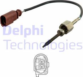 Delphi TS30262 - Датчик, температура на изгорелите газове vvparts.bg