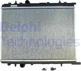 Delphi TSP0524054 - Радиатор, охлаждане на двигателя vvparts.bg