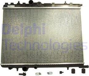 Delphi TSP0524069 - Радиатор, охлаждане на двигателя vvparts.bg