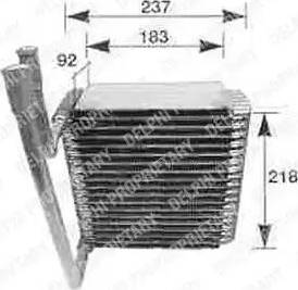 Delphi TSP0525112 - Изпарител, климатична система vvparts.bg