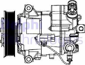 Delphi TSP0155948 - Компресор, климатизация vvparts.bg