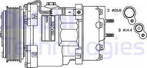 Delphi TSP0155425 - Компресор, климатизация vvparts.bg