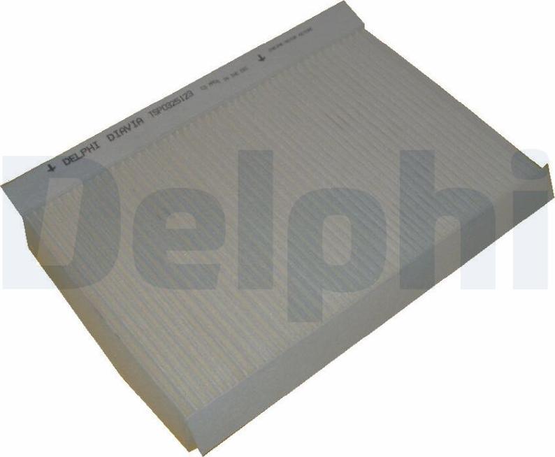 Delphi TSP0325123CB - Филтър купе (поленов филтър) vvparts.bg