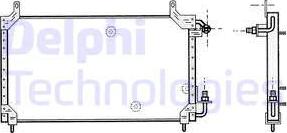 Delphi TSP0225413 - Кондензатор, климатизация vvparts.bg