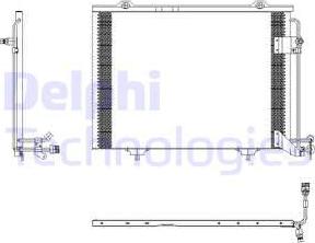 Delphi TSP0225432 - Кондензатор, климатизация vvparts.bg