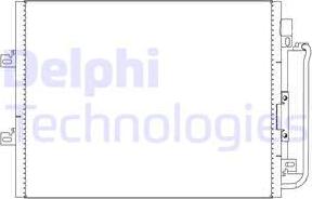 Delphi TSP0225592 - Кондензатор, климатизация vvparts.bg