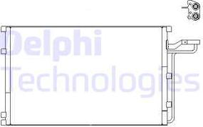 Delphi TSP0225659 - Кондензатор, климатизация vvparts.bg