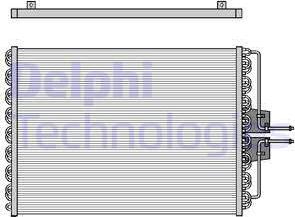 Delphi TSP0225061 - Кондензатор, климатизация vvparts.bg