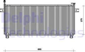 Delphi TSP0225086 - Кондензатор, климатизация vvparts.bg