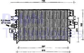 Delphi TSP0225087 - Кондензатор, климатизация vvparts.bg