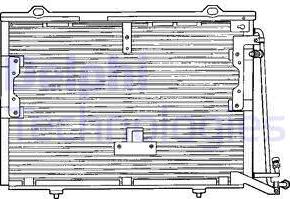 Delphi TSP0225193 - Кондензатор, климатизация vvparts.bg