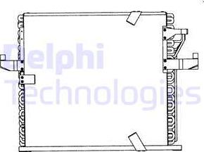 Delphi TSP0225186 - Кондензатор, климатизация vvparts.bg