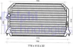 Delphi TSP0225309 - Кондензатор, климатизация vvparts.bg