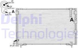 Delphi TSP0225389 - Кондензатор, климатизация vvparts.bg