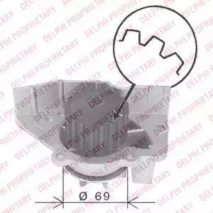 Delphi WP1862 - Водна помпа vvparts.bg