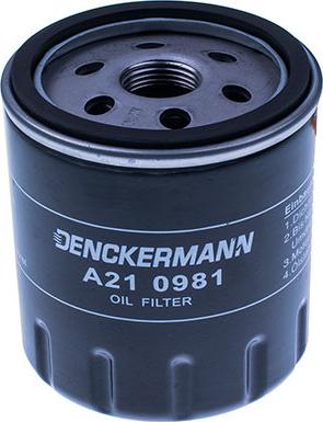 Denckermann A210981 - Маслен филтър vvparts.bg