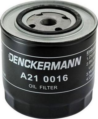 Denckermann A210016 - Маслен филтър vvparts.bg