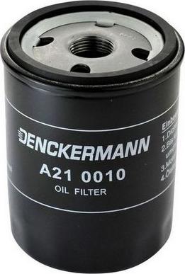 Denckermann A210010 - Маслен филтър vvparts.bg