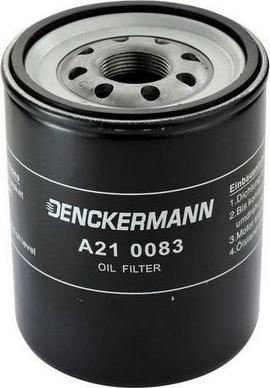 Denckermann A210083 - Маслен филтър vvparts.bg