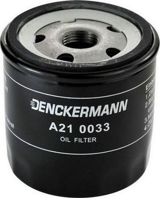 Denckermann A210033 - Маслен филтър vvparts.bg
