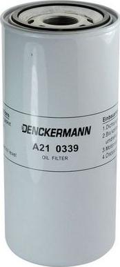 Denckermann A210339 - Маслен филтър vvparts.bg