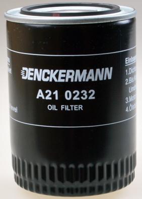 Denckermann A210232 - Маслен филтър vvparts.bg