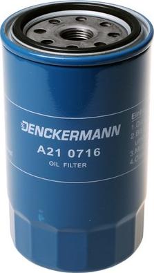 Denckermann A210716 - Маслен филтър vvparts.bg