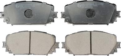 Denckermann B110959 - Комплект спирачно феродо, дискови спирачки vvparts.bg
