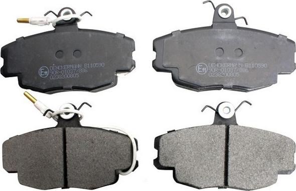Denckermann B110590 - Комплект спирачно феродо, дискови спирачки vvparts.bg