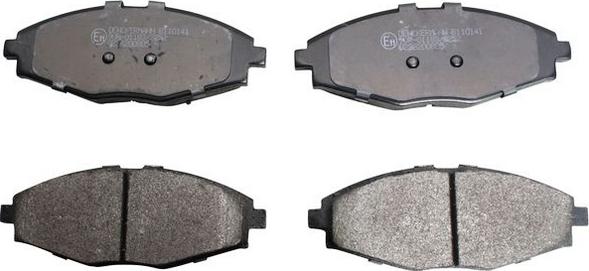 Denckermann B110141 - Комплект спирачно феродо, дискови спирачки vvparts.bg