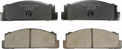 Denckermann B110868 - Комплект спирачно феродо, дискови спирачки vvparts.bg