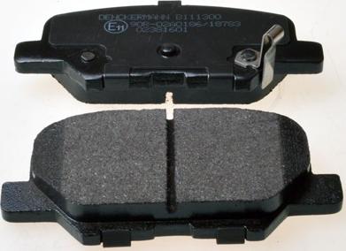 Denckermann B111300 - Комплект спирачно феродо, дискови спирачки vvparts.bg