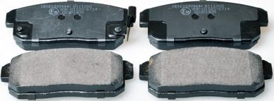 Denckermann B111260 - Комплект спирачно феродо, дискови спирачки vvparts.bg