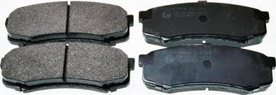 Denckermann B111216 - Комплект спирачно феродо, дискови спирачки vvparts.bg