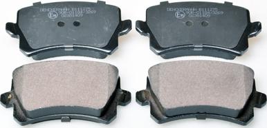 Denckermann B111275 - Комплект спирачно феродо, дискови спирачки vvparts.bg