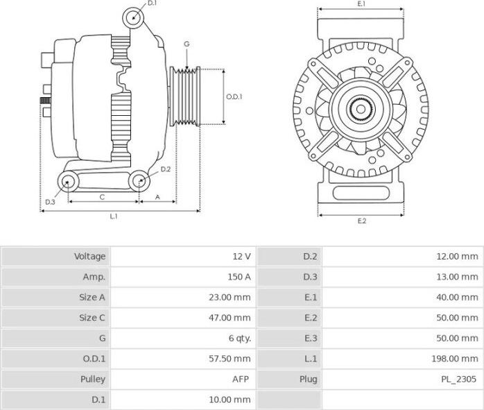 Denso 104210-6120 - Генератор vvparts.bg