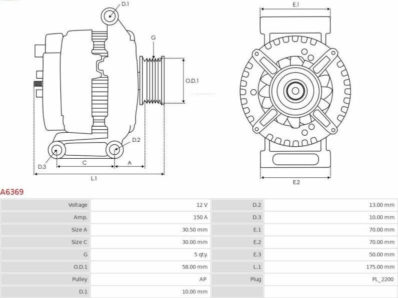 Denso 104210-3260 - Генератор vvparts.bg