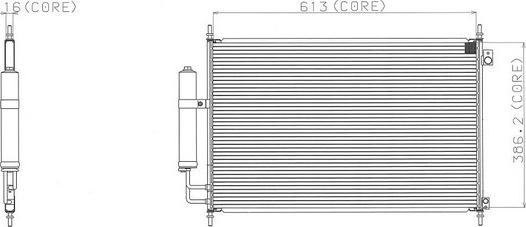 Denso A477-A361 - Кондензатор, климатизация vvparts.bg