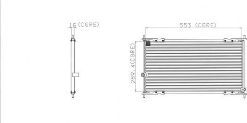 Denso A477-A301 - Кондензатор, климатизация vvparts.bg