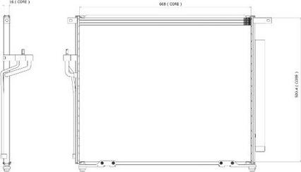 Denso A477-A387 - Кондензатор, климатизация vvparts.bg